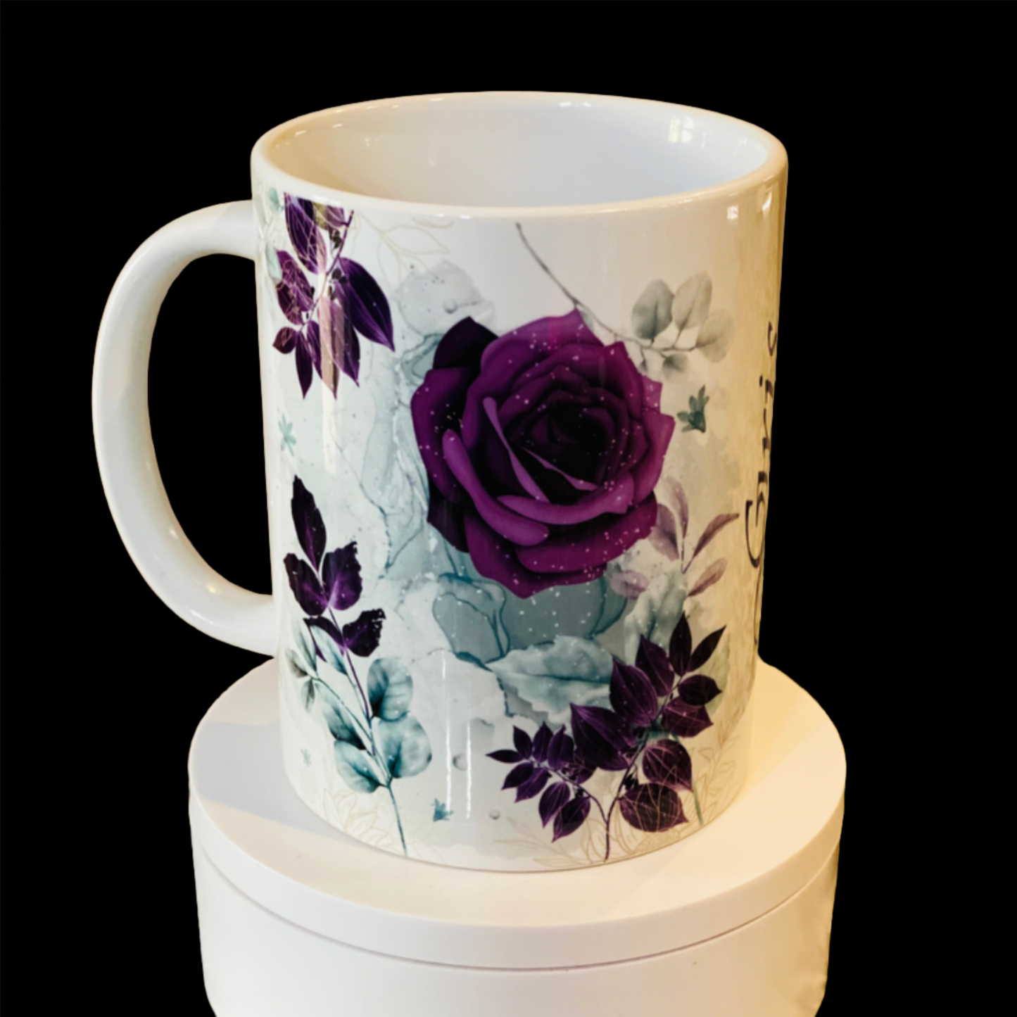 Purple Rose Mug