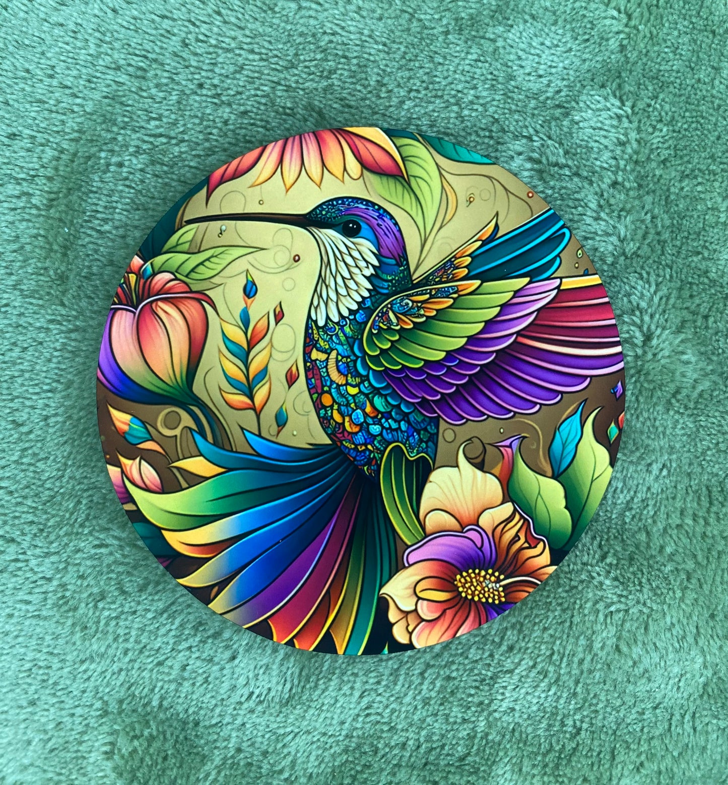 Hummingbird Drink Coaster