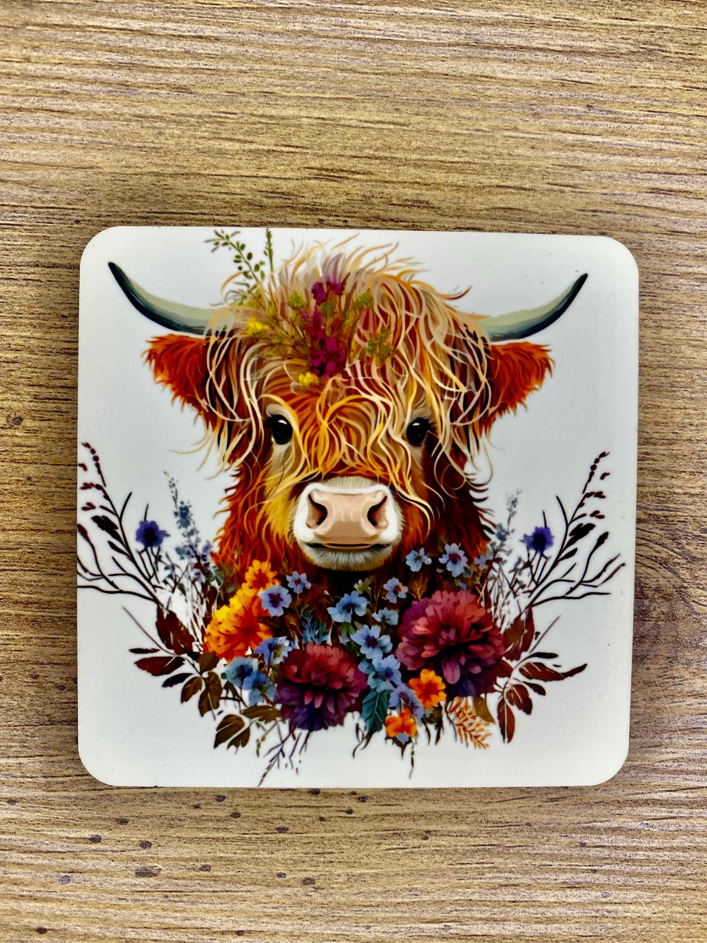 Highland Cow Drink Coaster