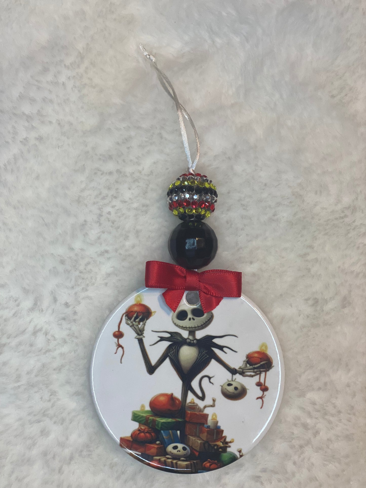 Tall Ghost Christmas Ornament