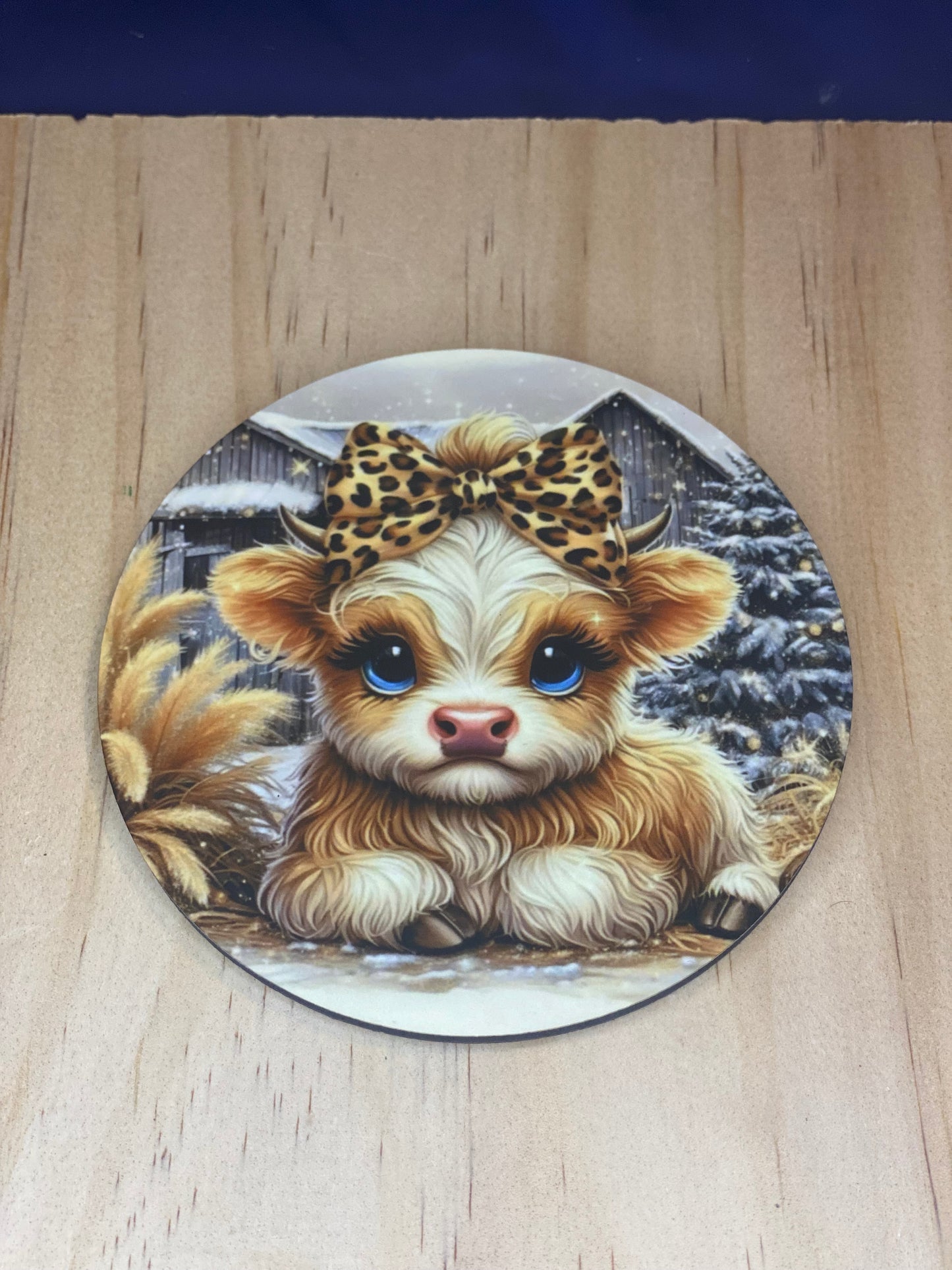 Cutie Cow Drink Coasters