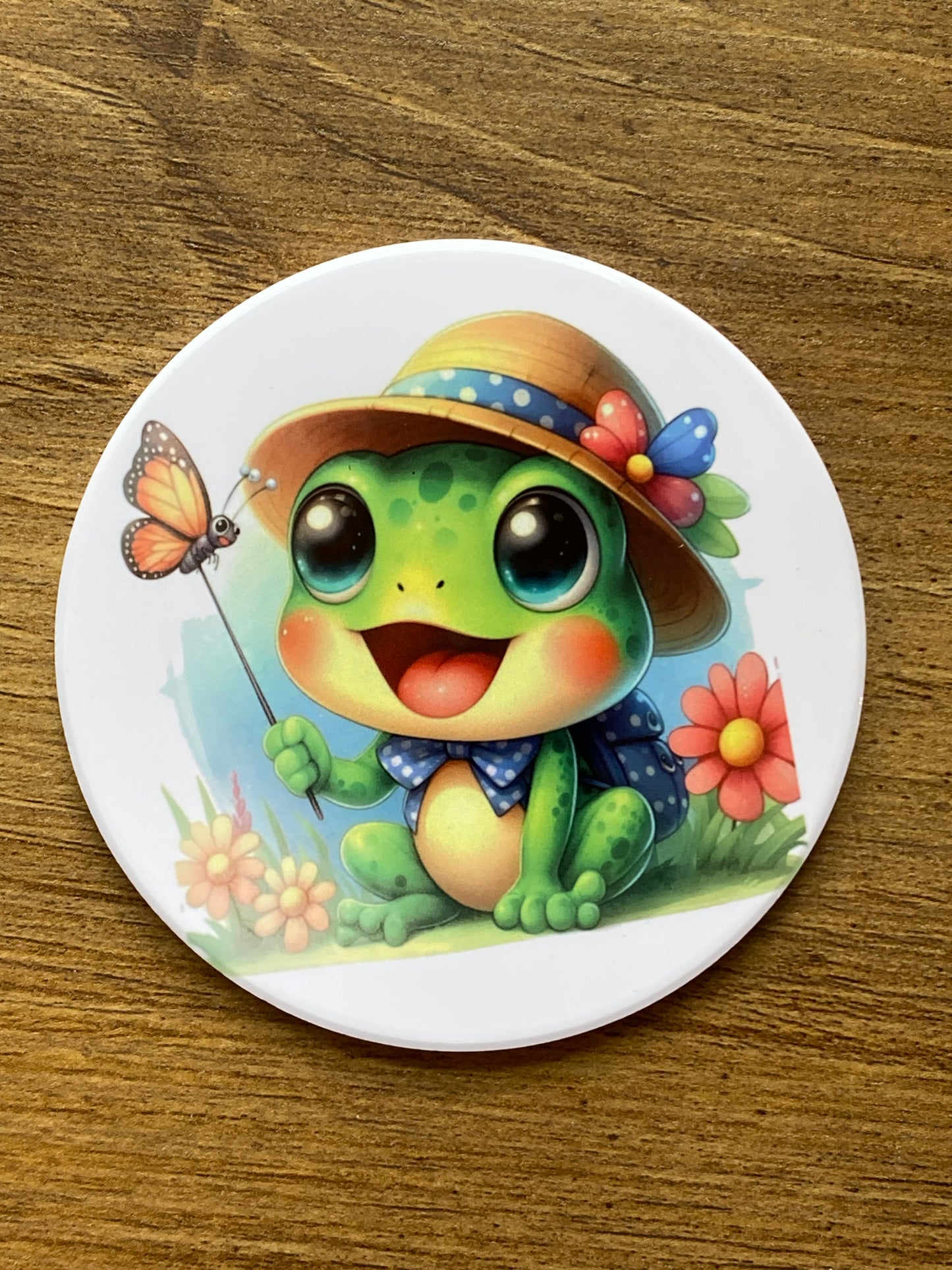She’s Cute Frog Drink Coasters