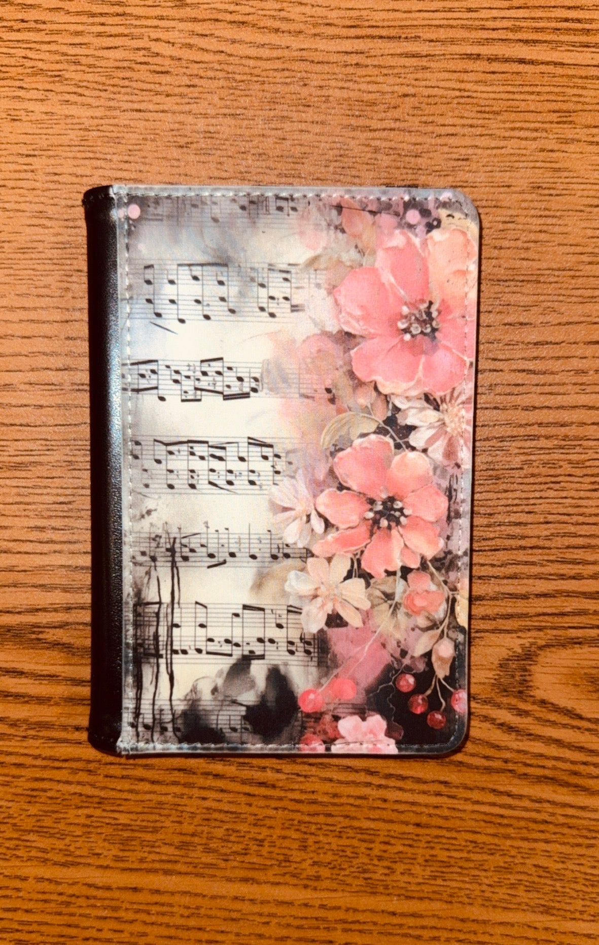 Rhythmic Bloom floral passport holder by Chela Created for stylish travel and vacation adventures.