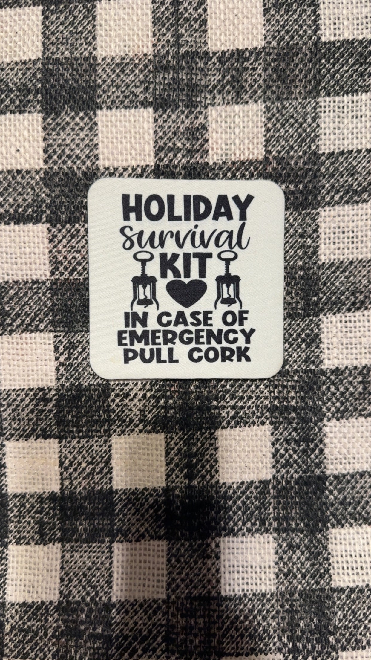 Holiday Survival Wine Tumbler Set