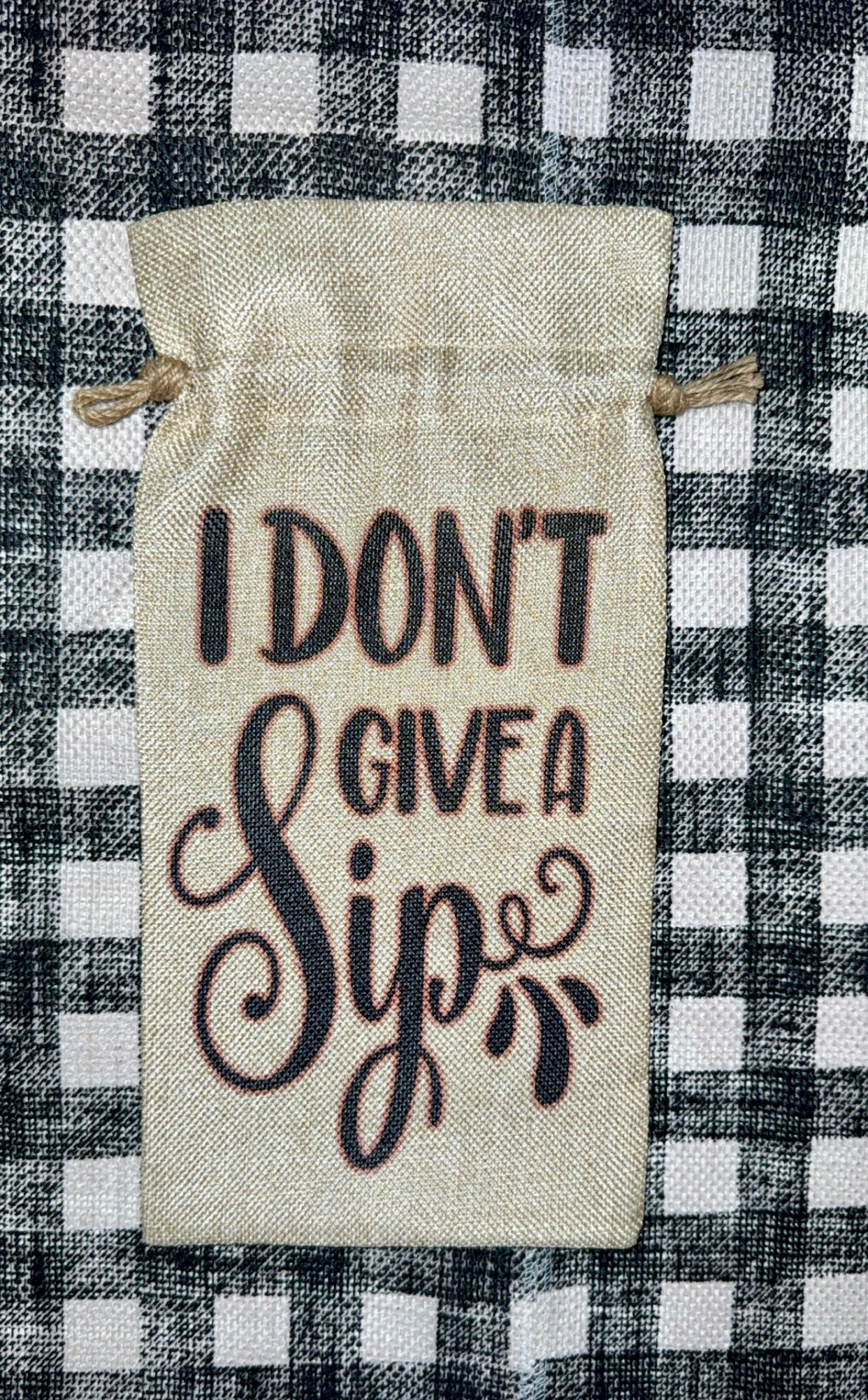 I Don’t Give a Sip wine Tumbler Set