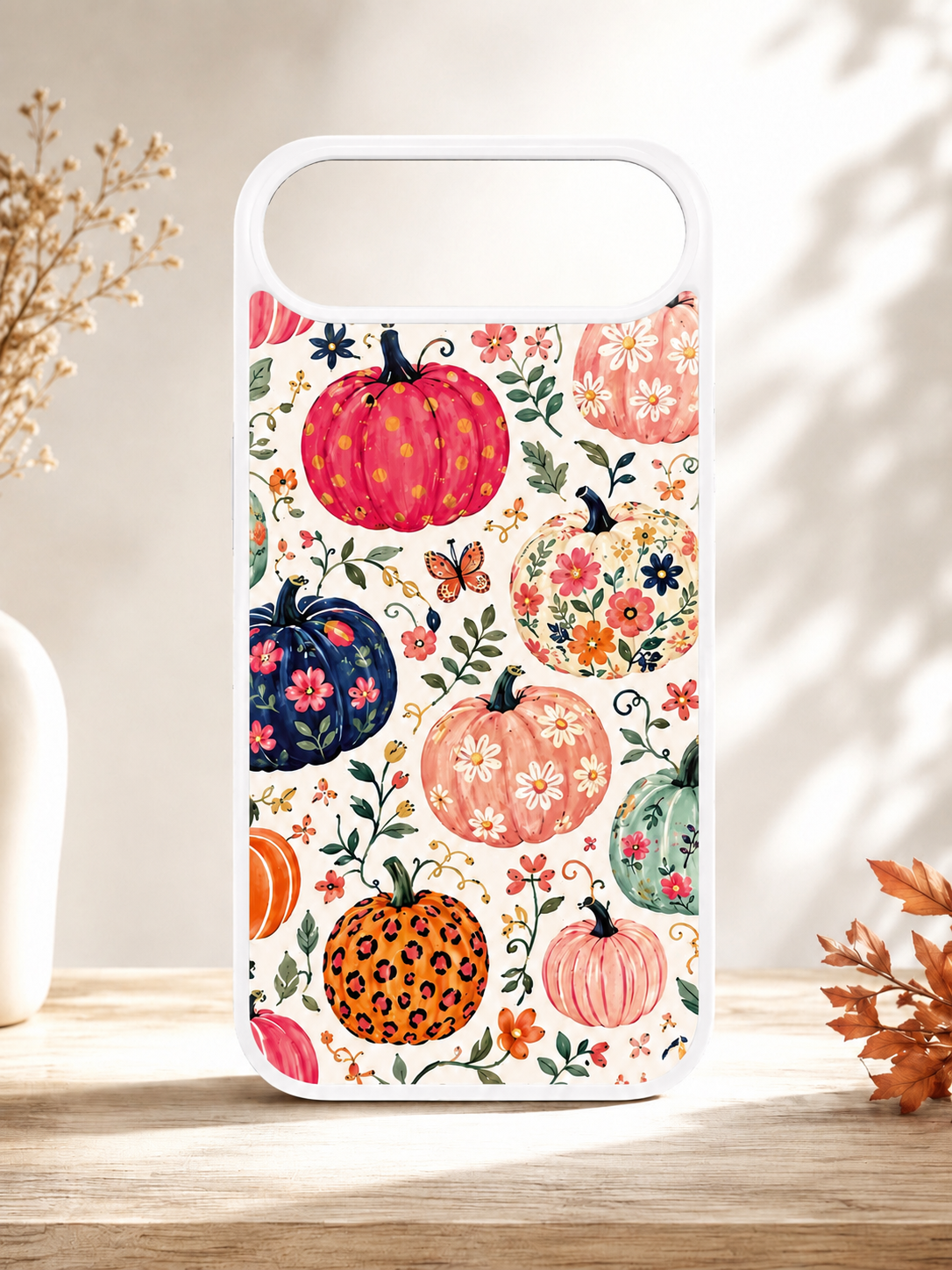Floral Pumpkin Phone Case