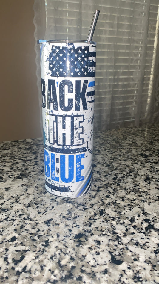 Back the Blue Tumbler