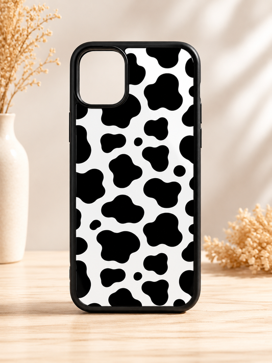 Black & White Cow Print Phone Case