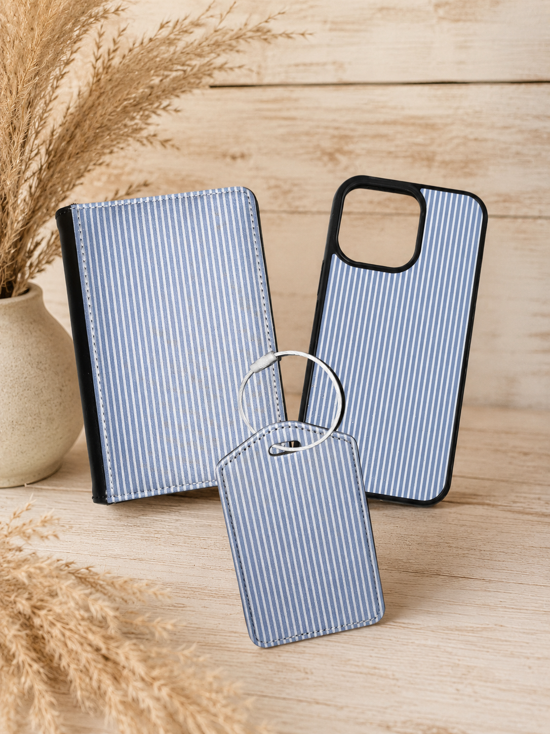 Blue Stripe Travel Gift Set