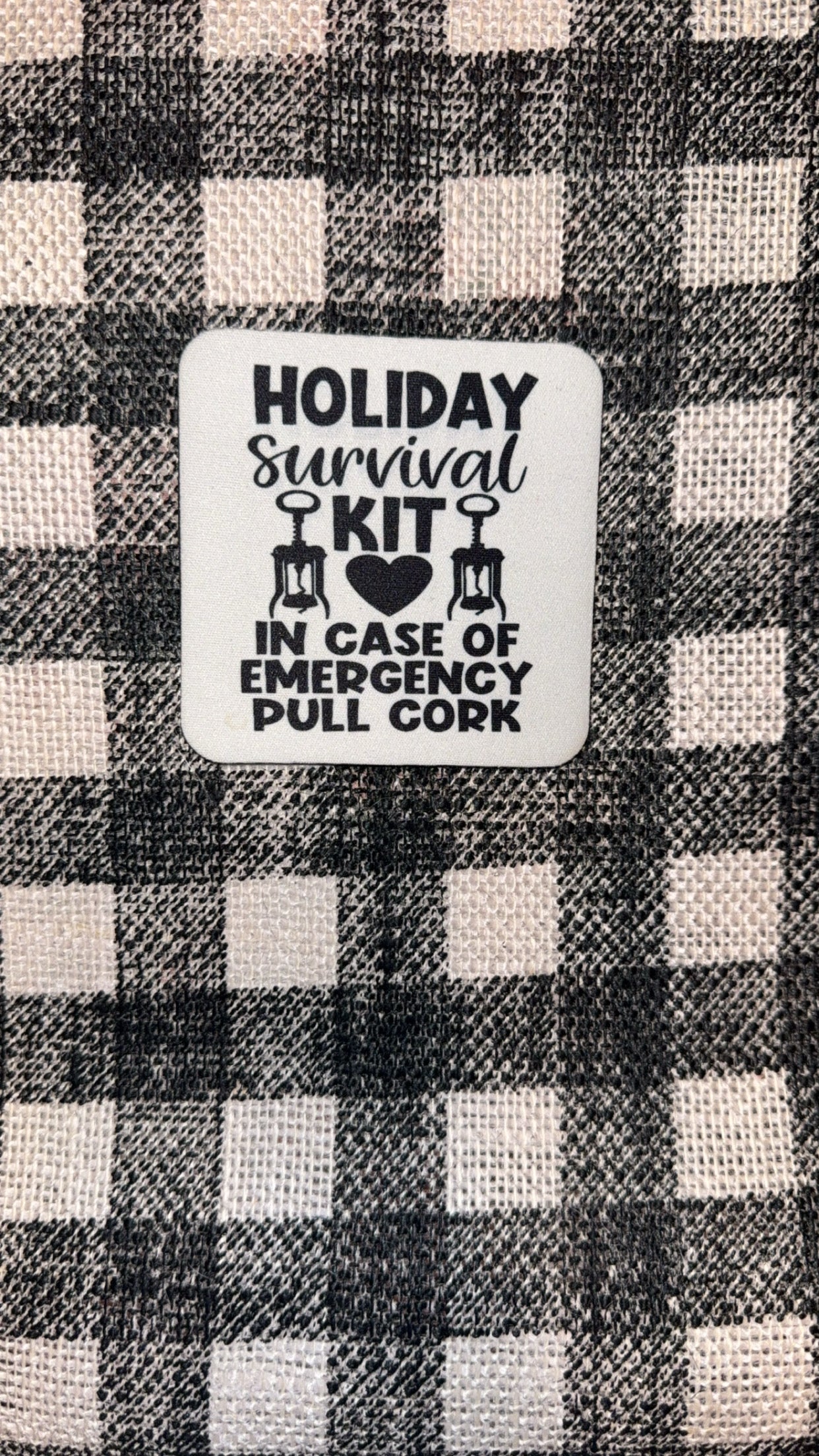 Holiday Survival Wine Tumbler Set