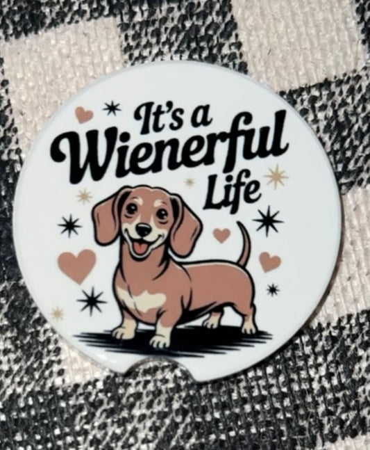 Weiner Dog Car Coasters