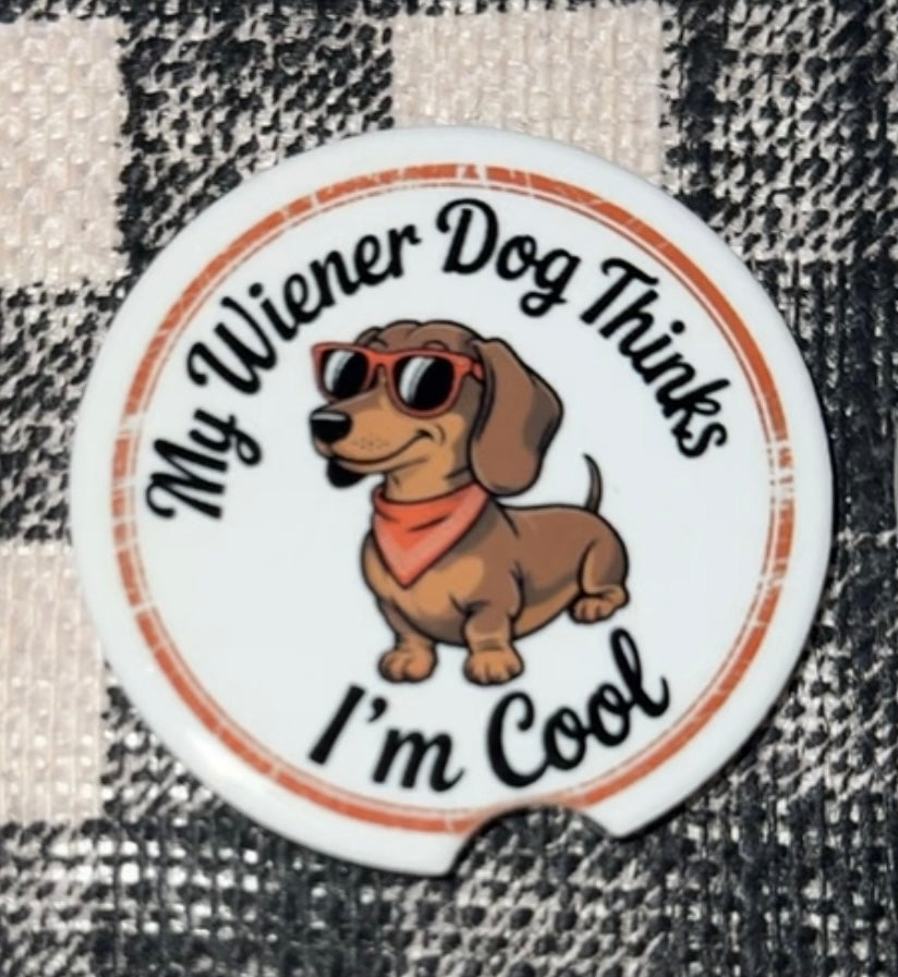 Weiner Dog Car Coasters