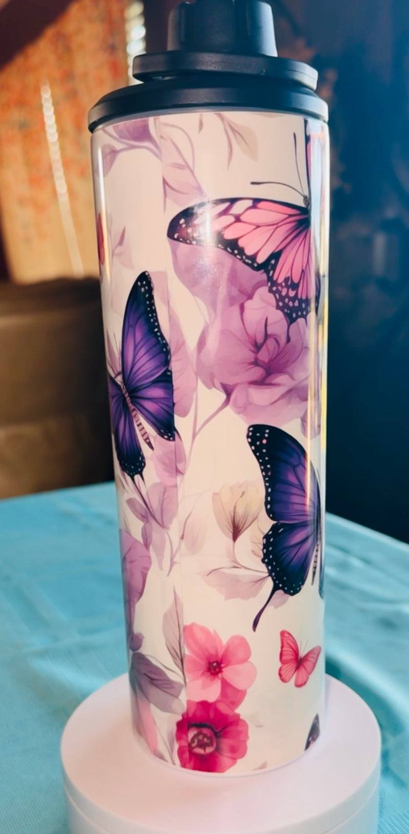 Butterfly Skinny Tumbler