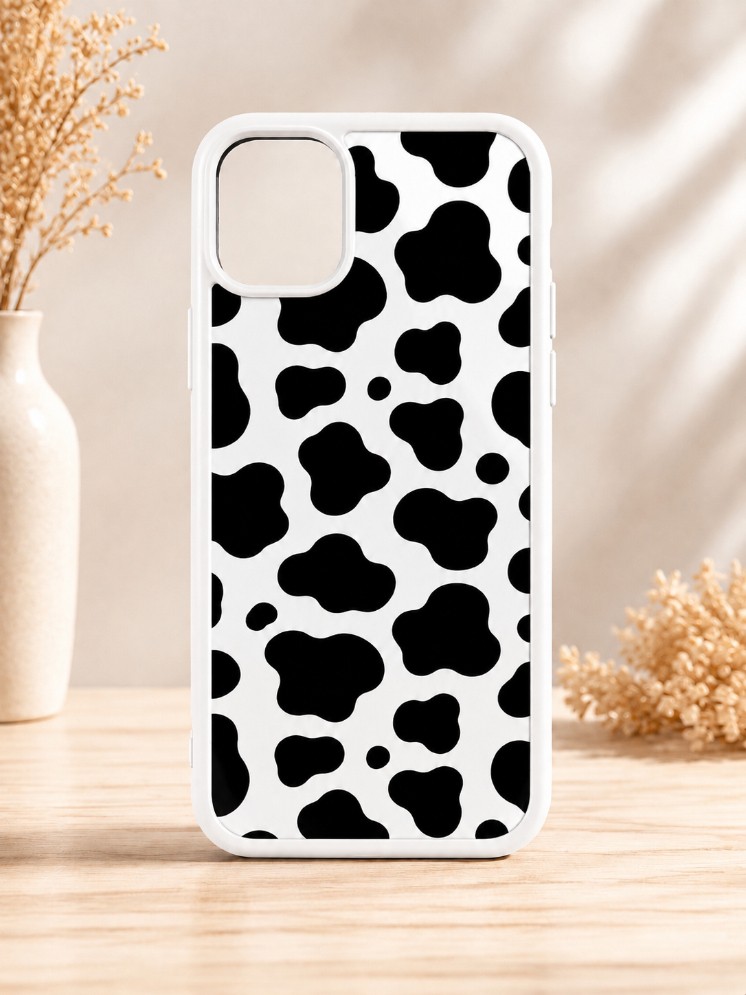 Black & White Cow Print Phone Case