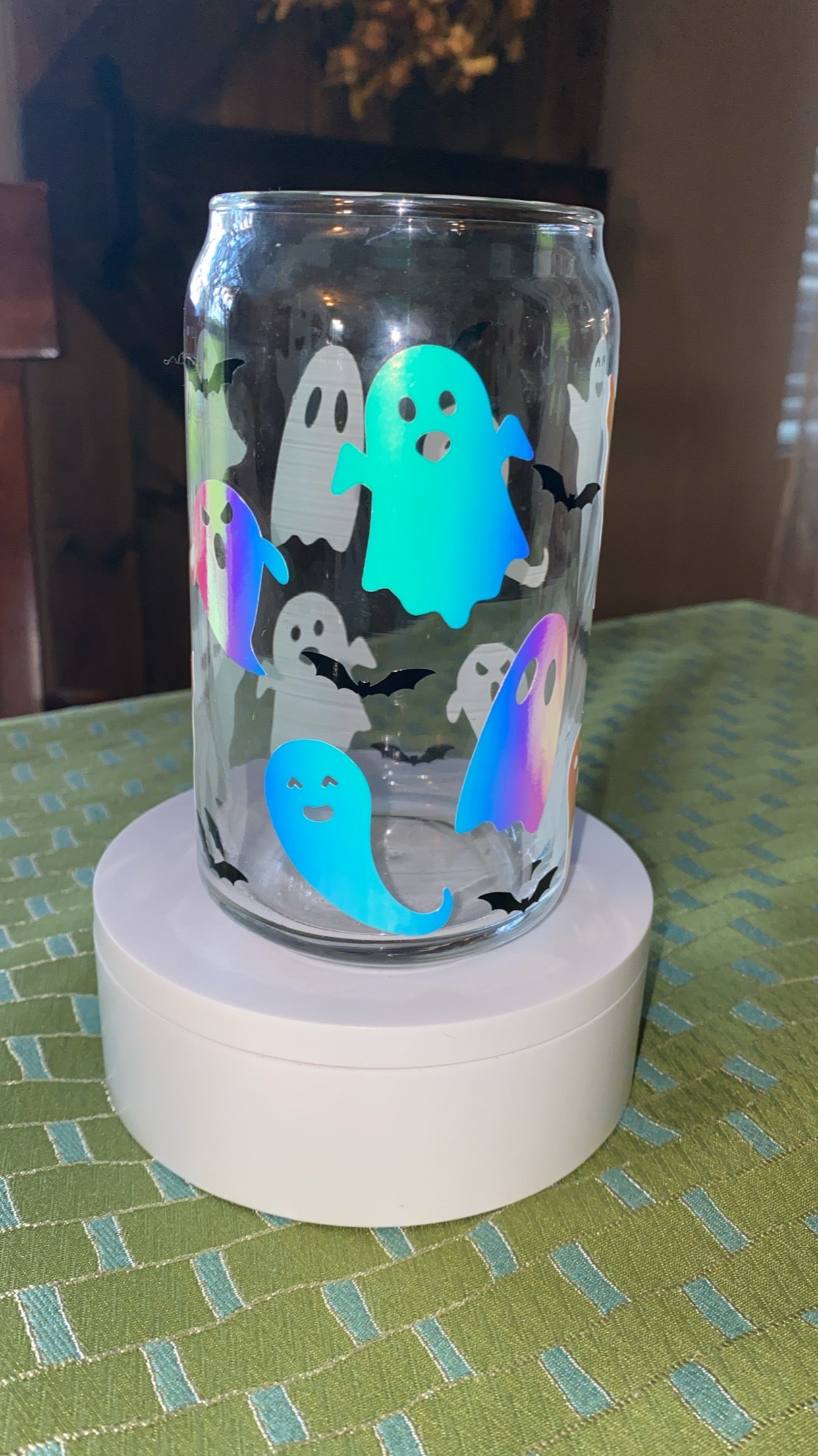 Holo Ghosts Glass Cup