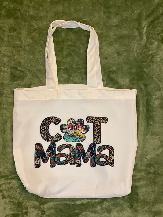 Cat Mama Tote Bag