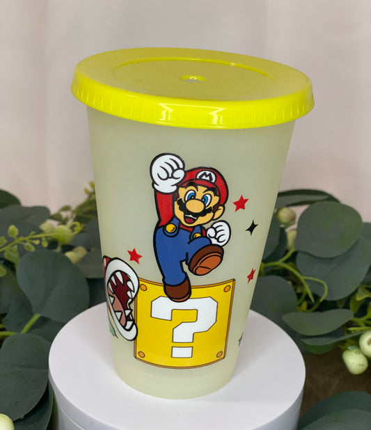 Yellow  Color Changing Kids Cup