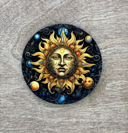 Sun n Moon Drink Coaster