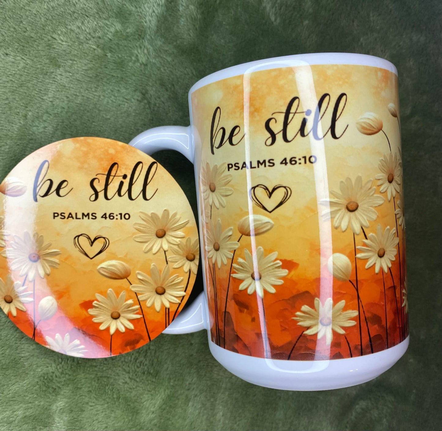 Be Still Mug and Coaster Set