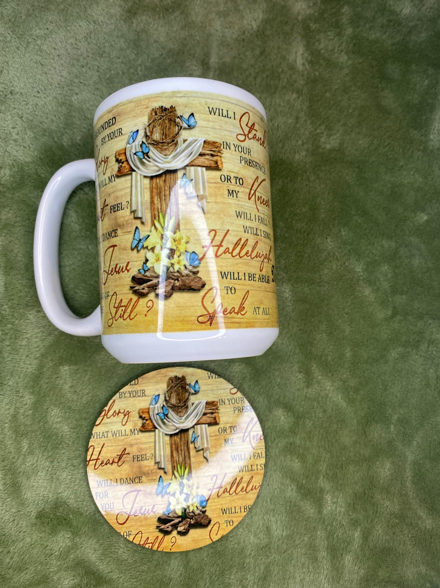 Religious Mug & Coaster Set