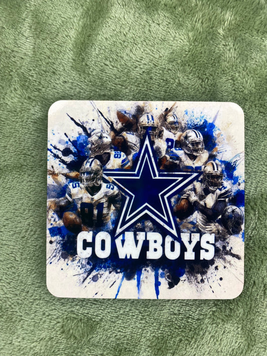 Blue Star Drink Coaster