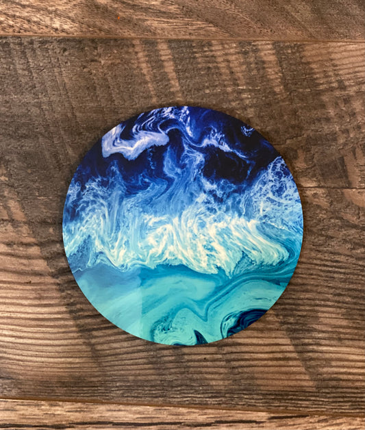 Waves Drink Coasters