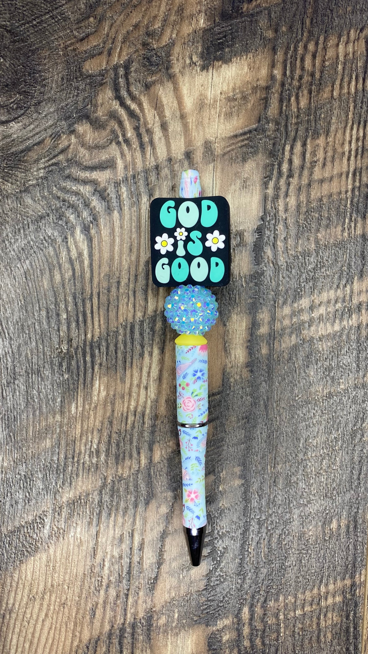 God is Good Beaded Pen