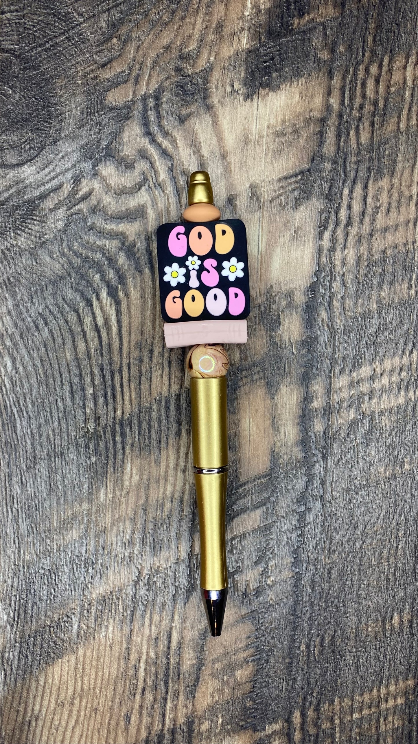 God is Good Beaded Pen