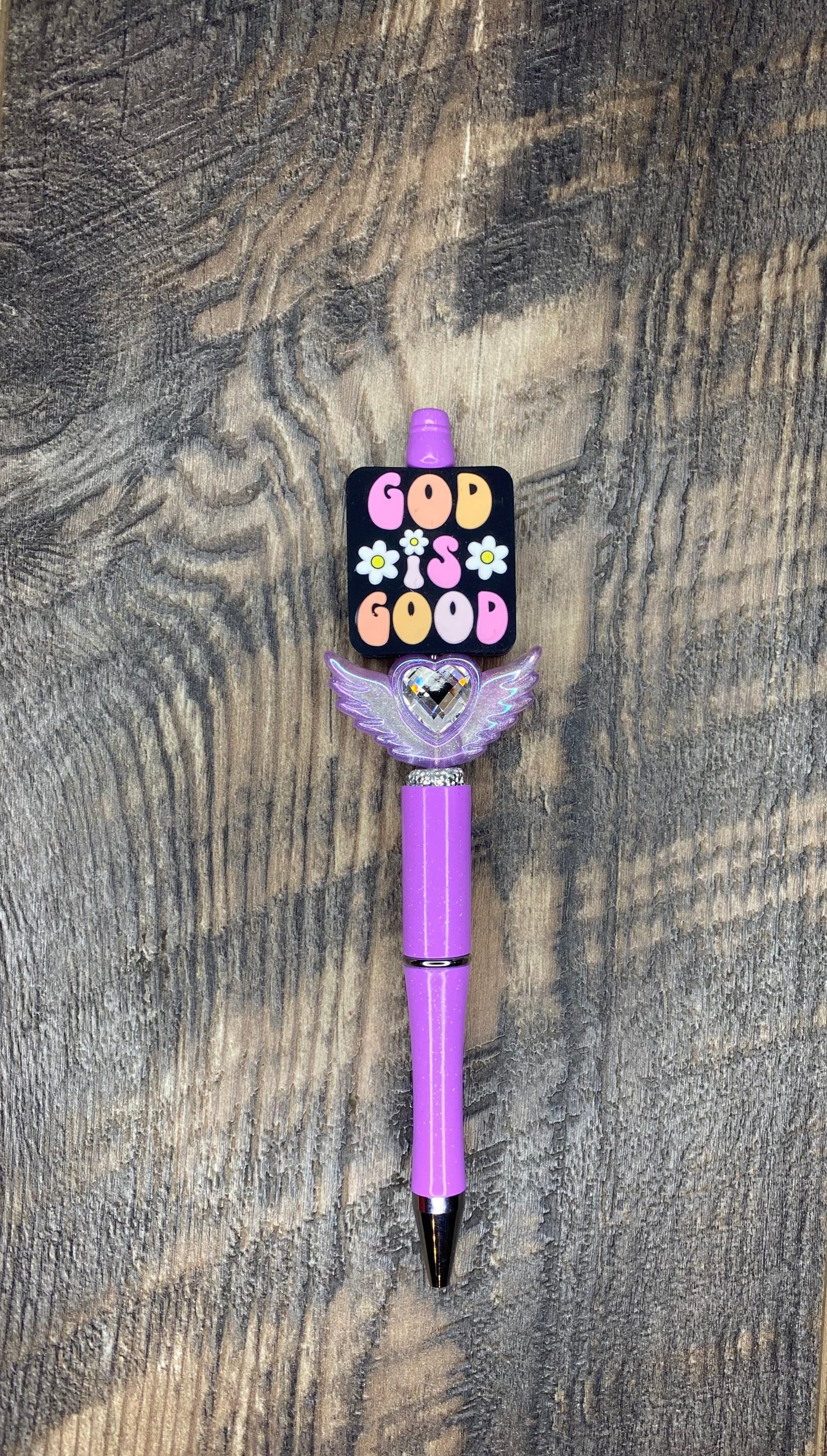 God is Good Beaded Pen