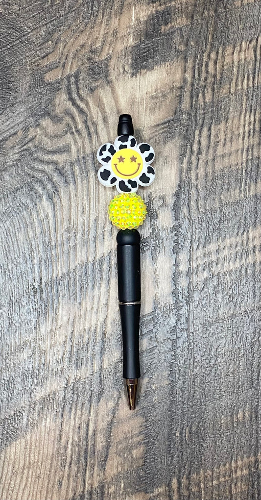 Happy Flower Beaded Pen