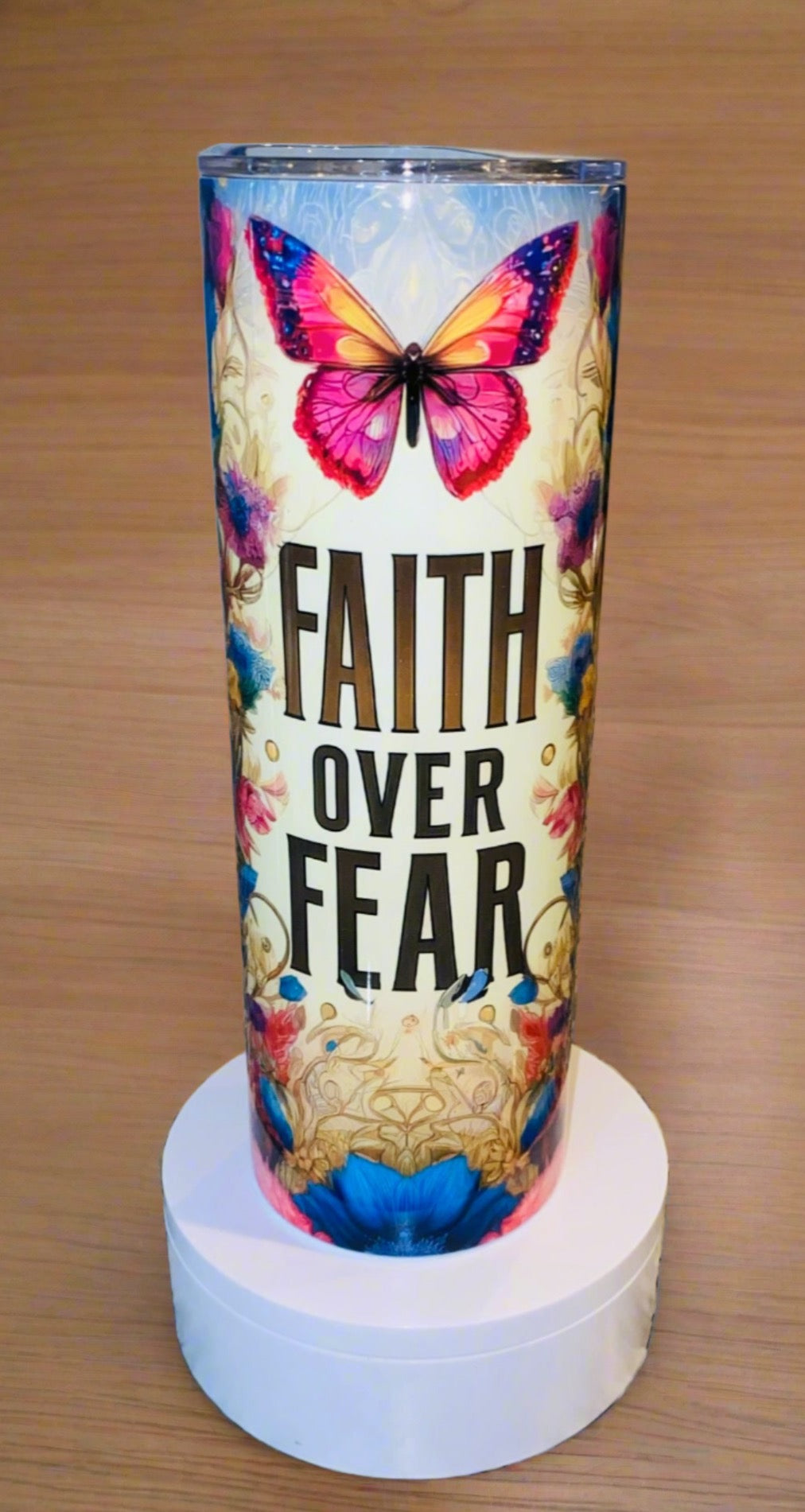 Faith Over Fear Tumbler