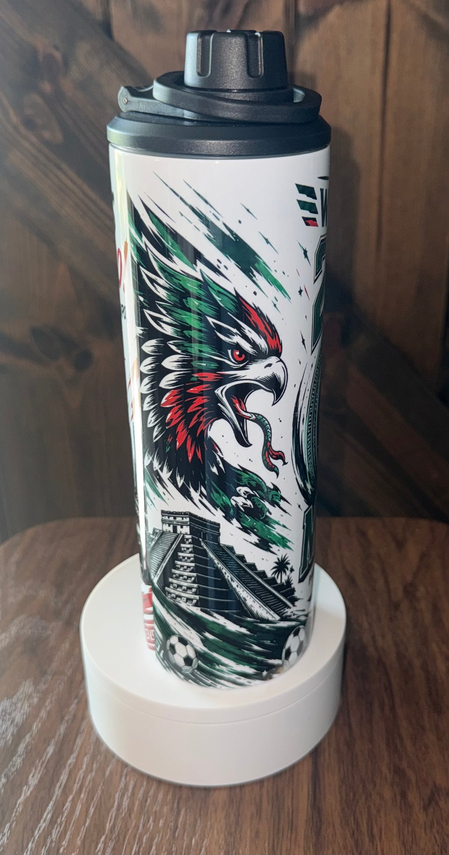 2026 Mexico World Cup Water Tumbler | 20 oz Insulated Stainless Steel Sports Travel Cup