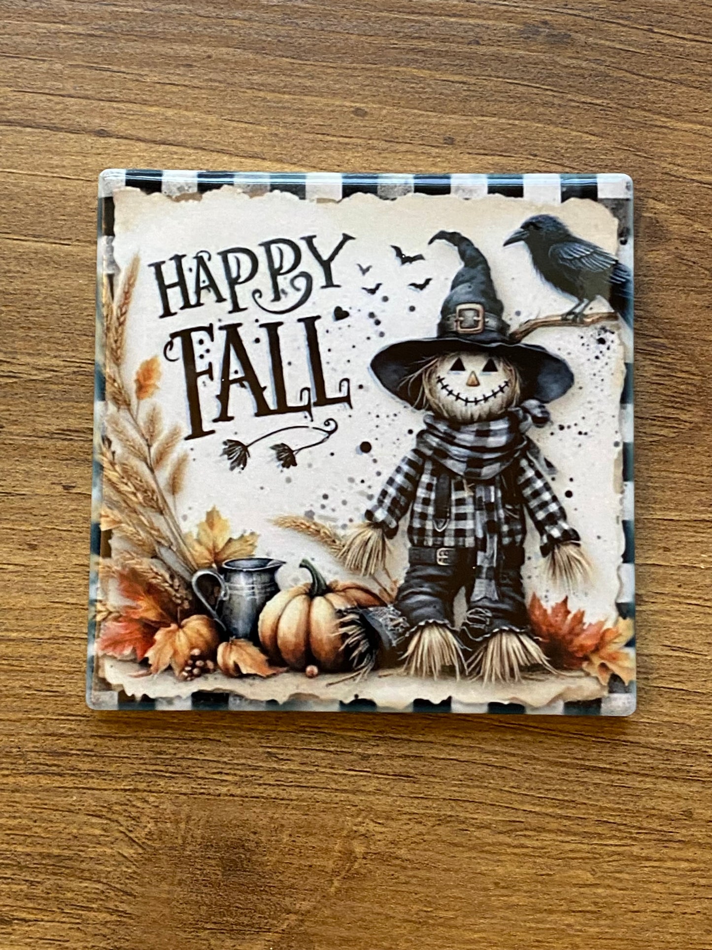 Happy Fall Drink Coaster