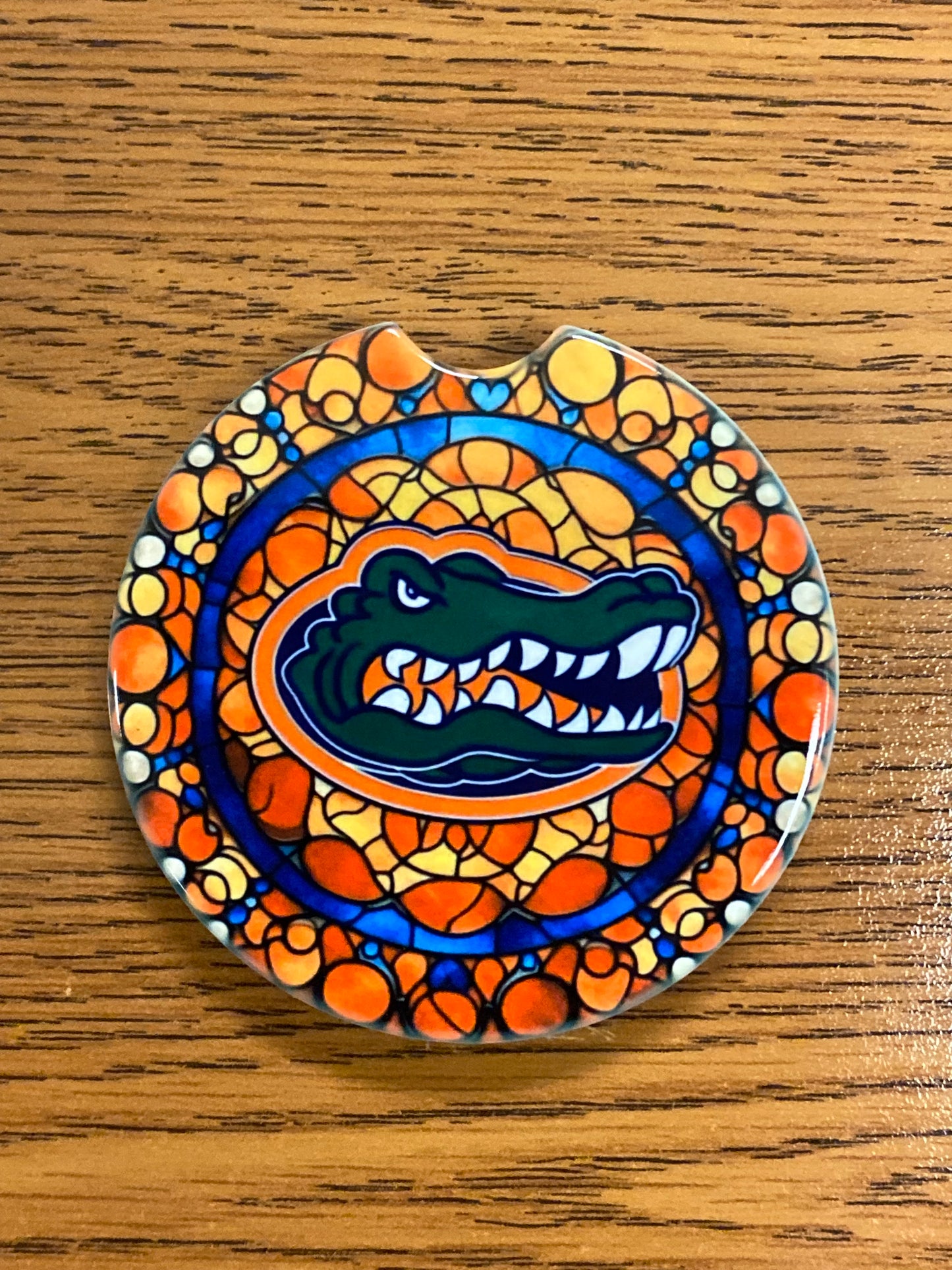 Green Gator Car Coaster Set