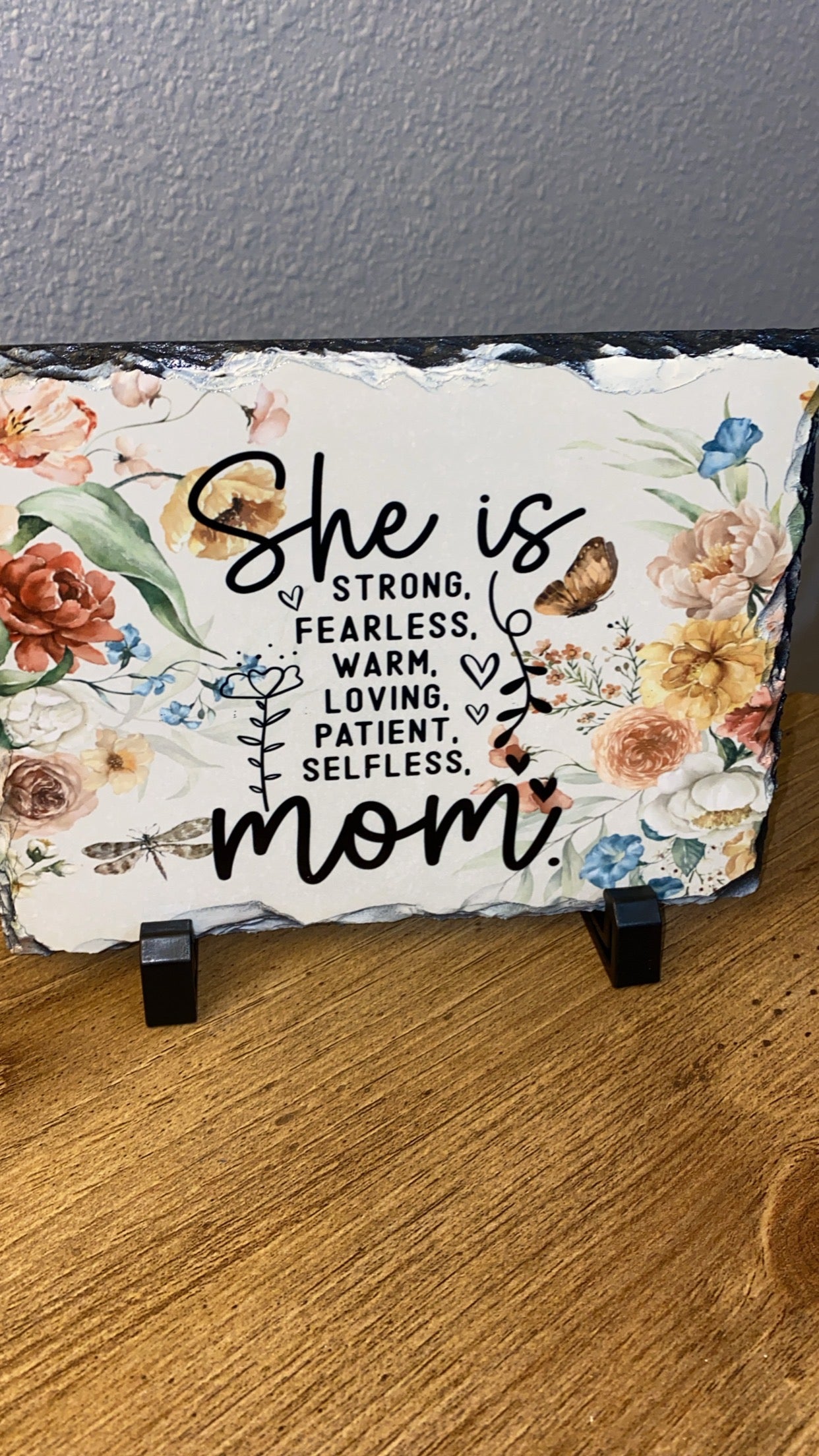 She is Mom Photo Slate