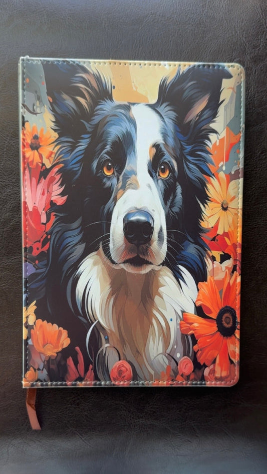 Border Collie Reusable Notebook
