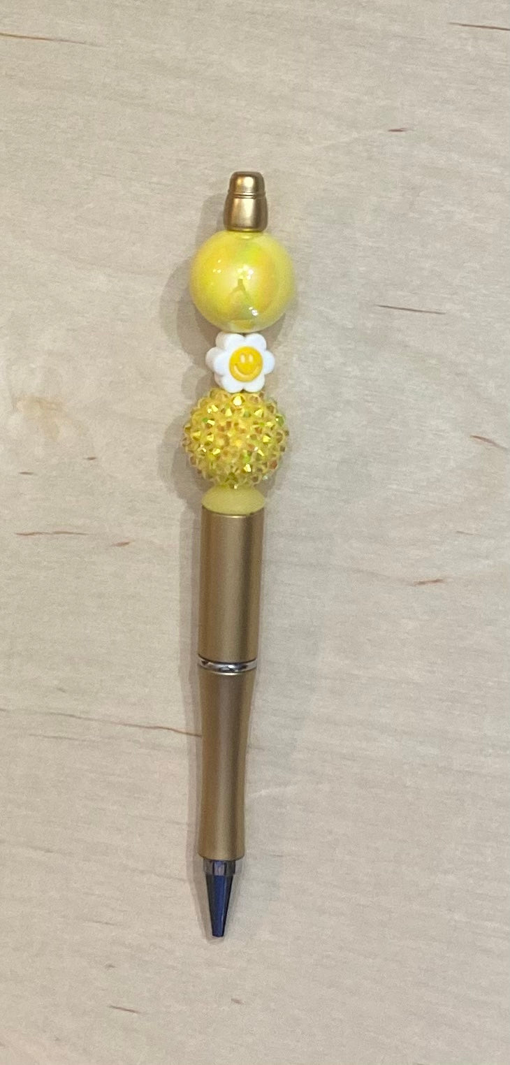 Happy Beaded Pen