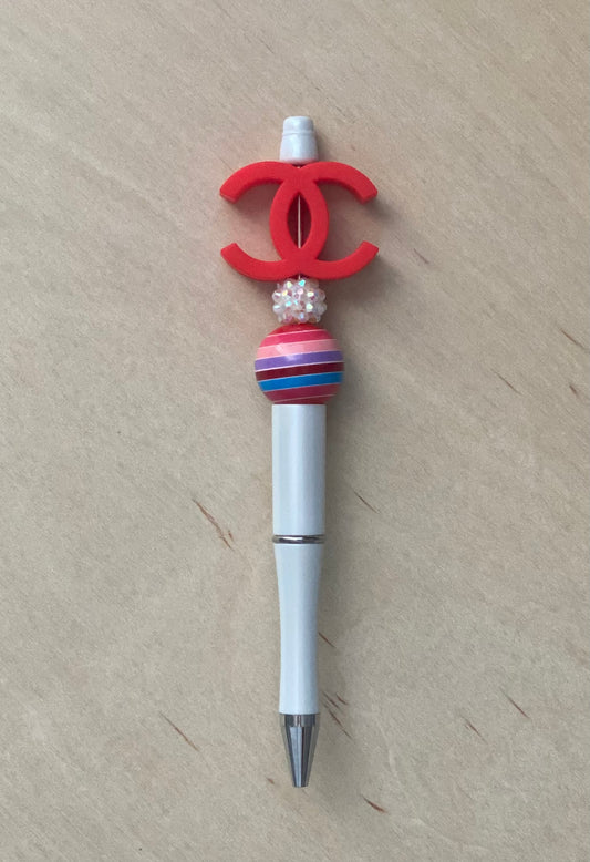 Red C’s Beaded Pen