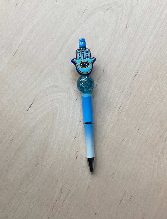 Hamsa Hand Beaded Pen